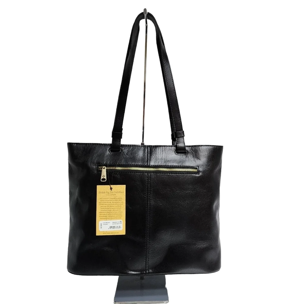 PATRICIA NASH LEATHER COLORBLOCK BRADEN TOTE